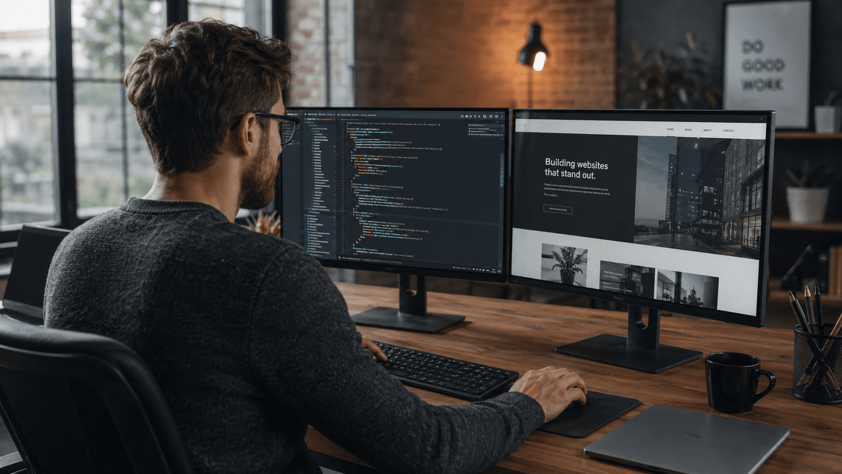 Proces budowy nowej strony internetowej w Devnate